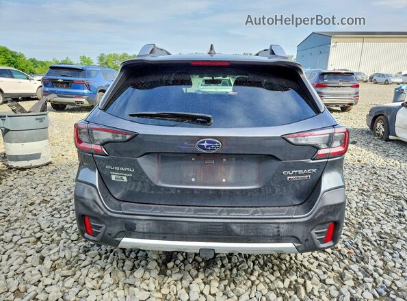 4S4BTAPC2M3193970 2021 SUBARU OUTBACK Gray Հետևի տեսք