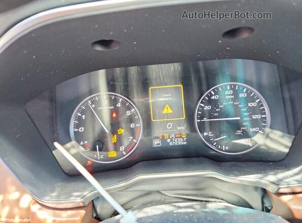 4S4BTAPC2M3193970 2021 SUBARU OUTBACK Gray Սարքավորումների վահանակի տեսք