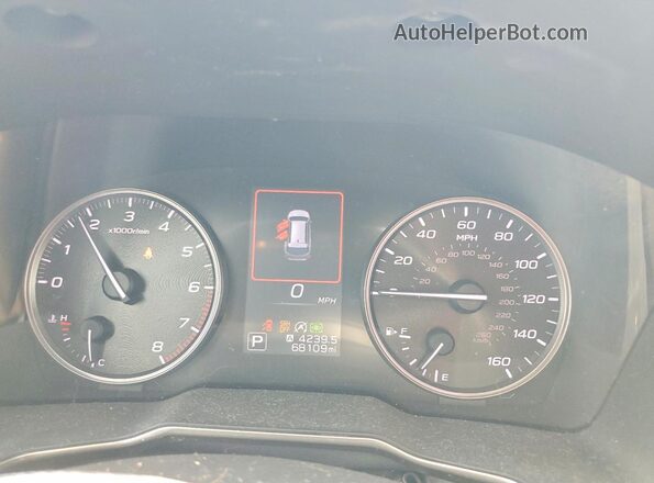 4S4BTAPC6N3102698 2022 SUBARU OUTBACK Green Instrument cluster view