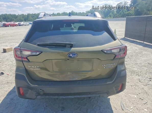4S4BTAPC6N3102698 2022 SUBARU OUTBACK Green Rear view