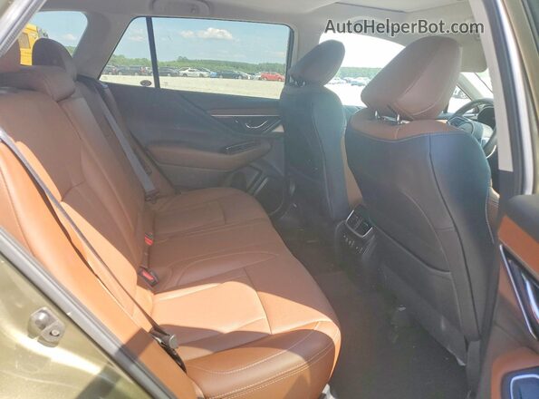 4S4BTAPC6N3102698 2022 SUBARU OUTBACK Green Rear seats view
