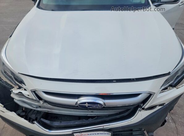 4S4BTAPC6N3129173 2022 SUBARU OUTBACK White ძრავის განყოფილების ხედი