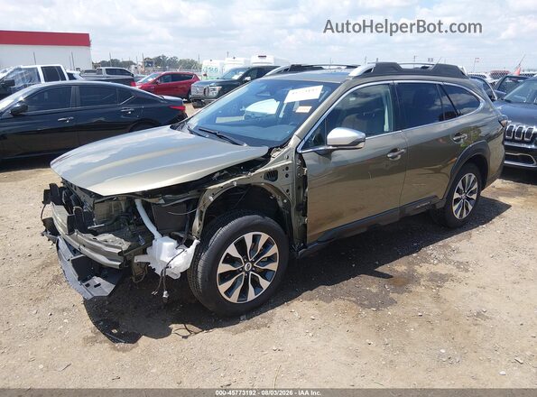 4S4BTAPC6P3149085 2023 SUBARU OUTBACK Green Առջևի ձախ երեք քառորդ տեսարան