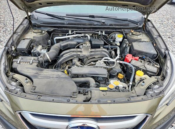 4S4BTAPC8M3202588 2021 SUBARU OUTBACK Green Вид підкапотного простору