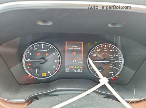 4S4BTAPC8M3202588 2021 SUBARU OUTBACK Green Вид щитка приладів