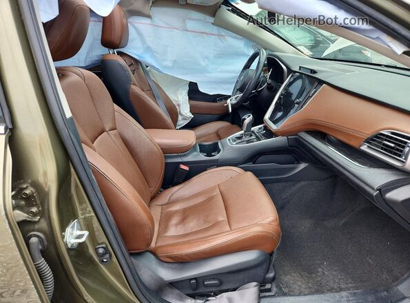4S4BTAPC8M3202588 2021 SUBARU OUTBACK Green Вид салону спереду