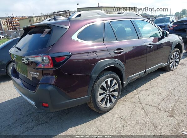 4S4BTAPC8S3240612 2025 SUBARU OUTBACK Burgundy Հետևի աջ