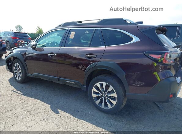 4S4BTAPC8S3240612 2025 SUBARU OUTBACK Burgundy Սալոնի 360 աստիճան տեսք
