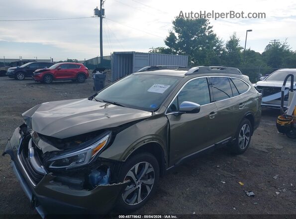 4S4BTAPC9L3185542 2020 SUBARU OUTBACK Green Front left