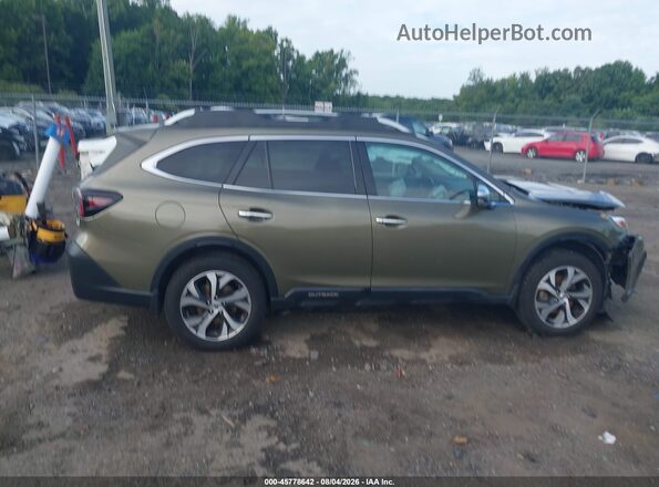 4S4BTAPC9L3185542 2020 SUBARU OUTBACK Green Rear interior view