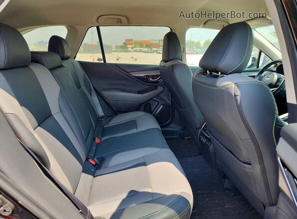 4S4BTGHD8L3261746 2020 SUBARU OUTBACK Черный Вид задних сидений