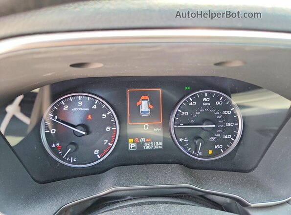 4S4BTGHD8L3261746 2020 SUBARU OUTBACK Черный Вид щитка приборов