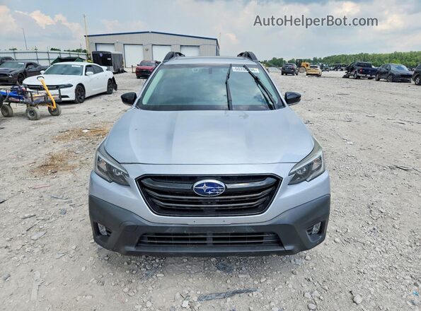 4S4BTGKD4L3206946 2020 SUBARU OUTBACK Silver Front view