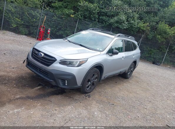 4S4BTGLD1M3142168 2021 SUBARU OUTBACK Gray Vista tres cuartos delantera izquierda