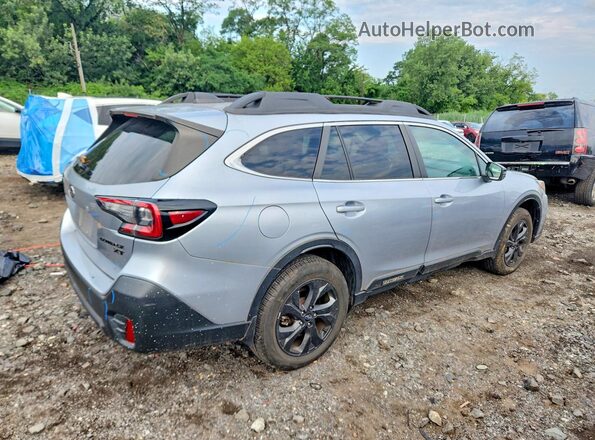 4S4BTGLD1M3217693 2021 SUBARU OUTBACK Серебряный Задняя правая четверть
