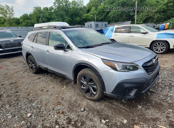 4S4BTGLD1M3217693 2021 SUBARU OUTBACK Серебряный Передняя правая четверть