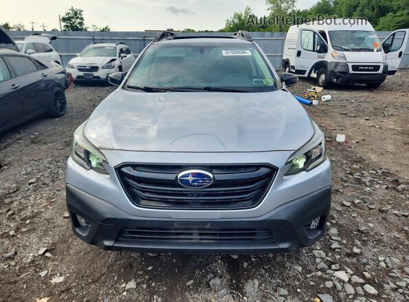 4S4BTGLD1M3217693 2021 SUBARU OUTBACK Серебряный Вид спереди