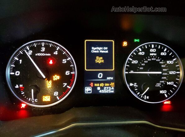 4S4BTGLD1R3192186 2024 SUBARU OUTBACK Blue Вид щитка приладів