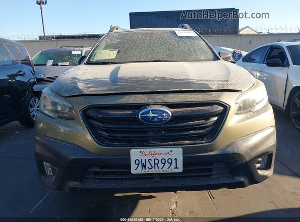 4S4BTGLD2M3193470 2021 SUBARU OUTBACK Green Vista interior trasera