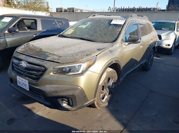 4S4BTGLD2M3193470 2021 SUBARU OUTBACK Green Vista tres cuartos delantera izquierda