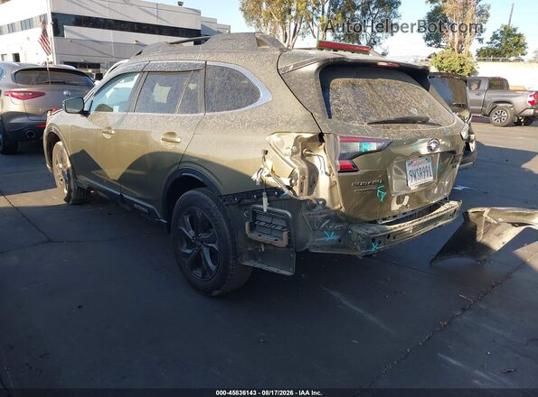 4S4BTGLD2M3193470 2021 SUBARU OUTBACK Green Trasero izquierdo