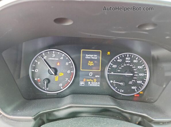 4S4BTGLD3M3129602 2021 SUBARU OUTBACK White Вид щитка приладів