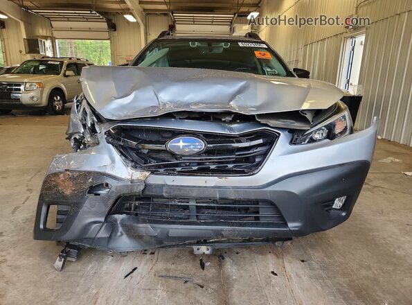 4S4BTGLD5M3151052 2021 SUBARU OUTBACK Серебряный Вид спереди