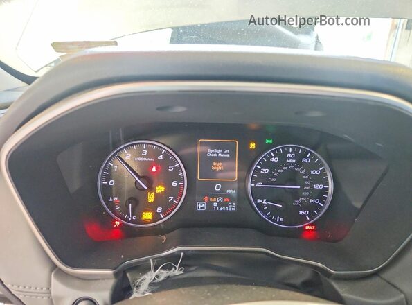 4S4BTGLD5M3151052 2021 SUBARU OUTBACK Серебряный Вид щитка приборов