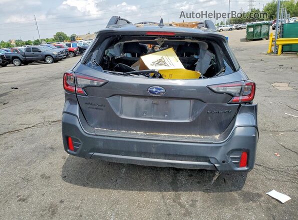 4S4BTGLD6M3156504 2021 SUBARU OUTBACK Серый Вид сзади
