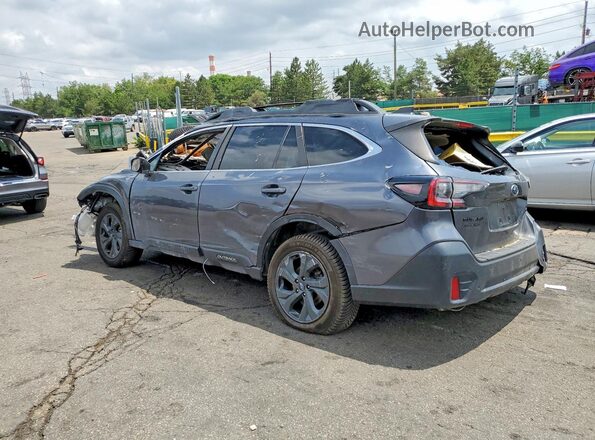4S4BTGLD6M3156504 2021 SUBARU OUTBACK Серый Задняя левая четверть