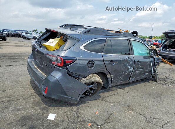 4S4BTGLD6M3156504 2021 SUBARU OUTBACK Серый Задняя правая четверть