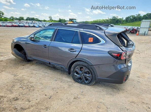 4S4BTGLD6M3167602 2021 SUBARU OUTBACK Gray Trasero izquierdo