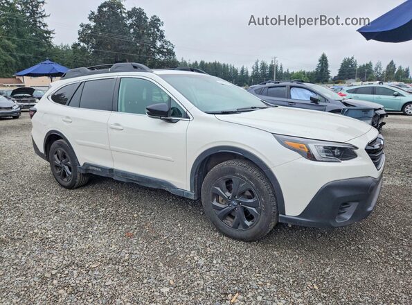 4S4BTGLDXM3125773 2021 SUBARU OUTBACK White Передня права чверть
