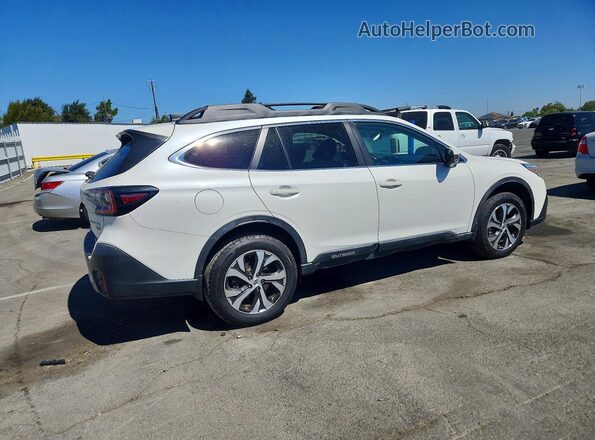 4S4BTGND2L3137041 2020 SUBARU OUTBACK Белый Задняя правая четверть