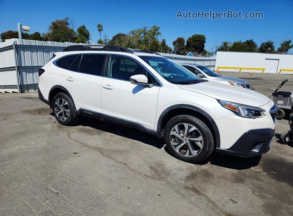 4S4BTGND2L3137041 2020 SUBARU OUTBACK Белый Передняя правая четверть