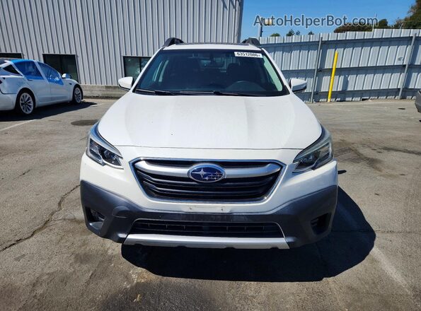 4S4BTGND2L3137041 2020 SUBARU OUTBACK Белый Вид спереди