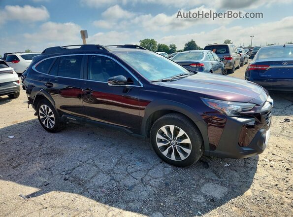 4S4BTGND4S3306331 2025 SUBARU OUTBACK Burgundy Передня права чверть