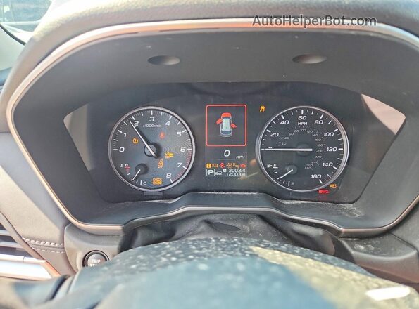 4S4BTGND4S3306331 2025 SUBARU OUTBACK Burgundy Вид щитка приладів