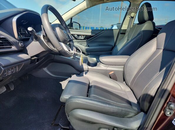 4S4BTGND4S3306331 2025 SUBARU OUTBACK Burgundy Вид салону спереду