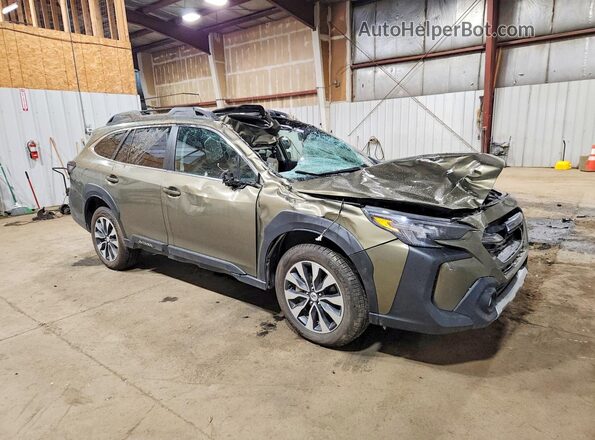 4S4BTGND7R3167600 2024 SUBARU OUTBACK Green Delantero derecho