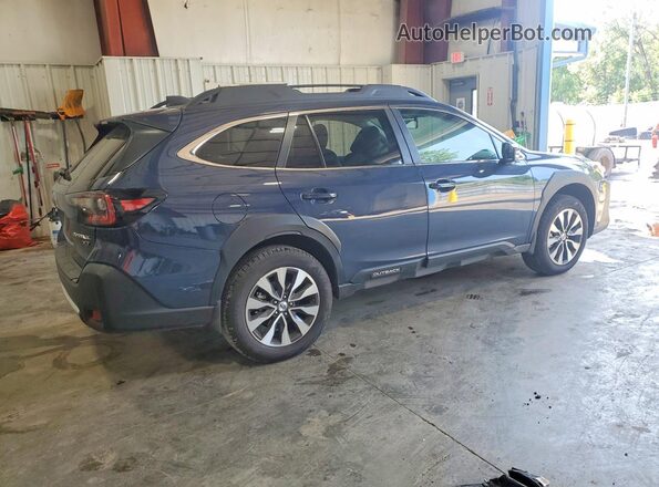 4S4BTGNDXS3296808 2025 SUBARU OUTBACK Синий Задняя правая четверть