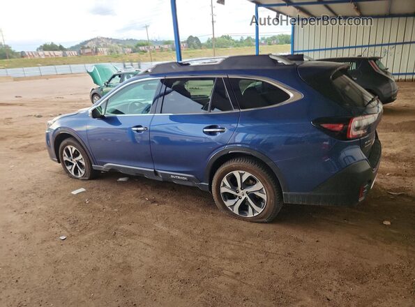 4S4BTGPD0L3205074 2020 SUBARU OUTBACK Blue Задня ліва чверть