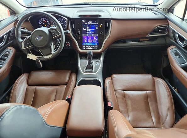 4S4BTGPD0L3205074 2020 SUBARU OUTBACK Blue Вид панелі приладів