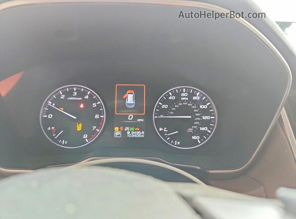 4S4BTGPD0L3205074 2020 SUBARU OUTBACK Blue Вид щитка приладів