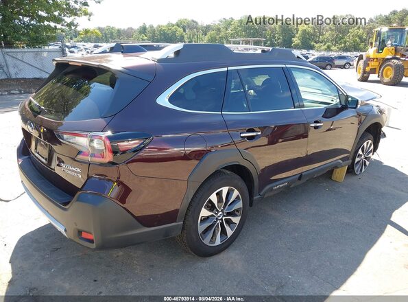 4S4BTGPD0S3319204 2025 SUBARU OUTBACK Красный Задняя правая четверть