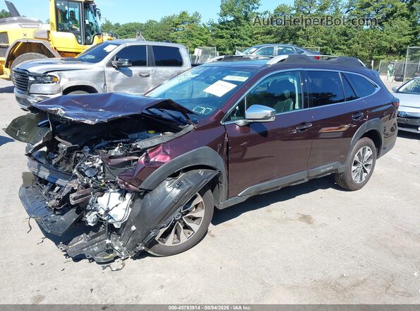 4S4BTGPD0S3319204 2025 SUBARU OUTBACK Красный Передняя левая четверть