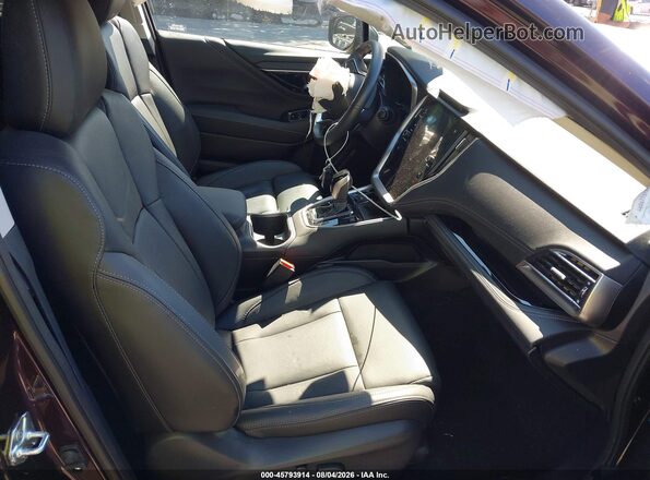 4S4BTGPD0S3319204 2025 SUBARU OUTBACK Красный Вид салона спереди