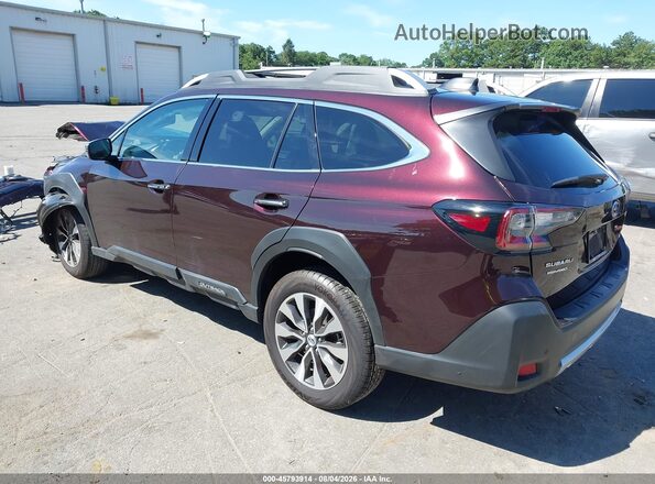 4S4BTGPD0S3319204 2025 SUBARU OUTBACK Красный Задняя левая четверть