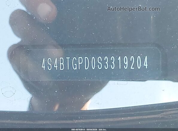 4S4BTGPD0S3319204 2025 SUBARU OUTBACK Красный 