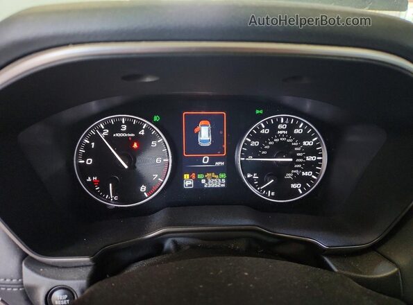 4S4BTGPD1R3247665 2024 SUBARU OUTBACK White Instrument cluster view